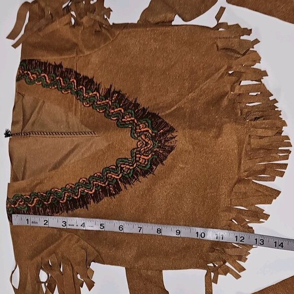 Native American Indian Girl Halloween Costume Girls Small Sz 4-6 (for 3-4 Years) - Picture 8 of 14